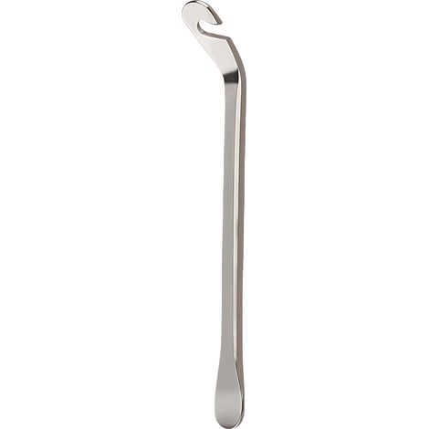 Outil de réparation pour pneus de vélo en argent, 12 x 6,3 cm, 1 démonte-pneu en acier, accessoire pour outil de réparation de vélo (1/5)