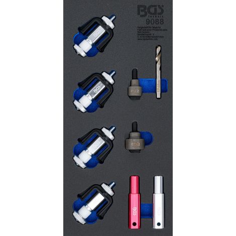 BGS  Carro  taller  incrustación  1/3:  Juego  de  herramientas  de  montaje  para  soportes  de  sensor  de  estacionamiento  -  9088 (1/4)