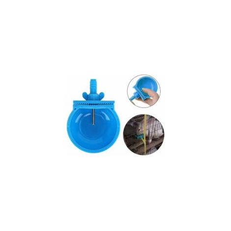 10 Ensembles de mangeoire pour Animaux, Abreuvoir Automatique pour Lapin pour rongeurs, Bol d'alimentation jetable et étanche à l'humidité, Accessoires pour Cage de Ferme