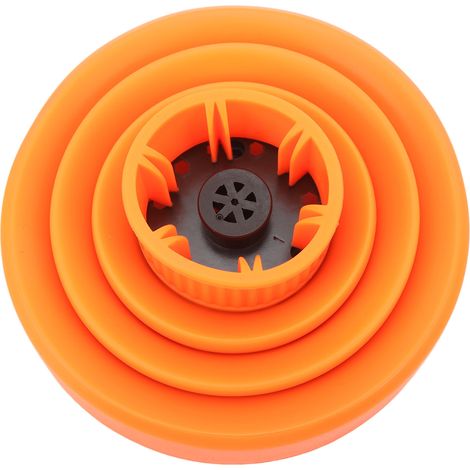 Diffuseur pliable pour sèche-cheveux, universel et portable, orange (1/5)