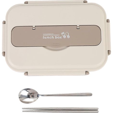 1000 ml Edelstahl-Lunchbox, leicht, tragbar, einfach zu reinigen, Aufbewahrungsbehälter für Schulspeisen