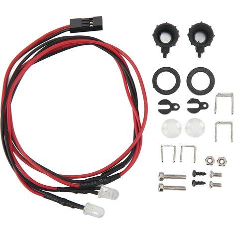 Phare rond réglable pour voiture RC, éclairage blanc à faible consommation d'énergie, lampe pour modèles radiocommandés. (1/5)