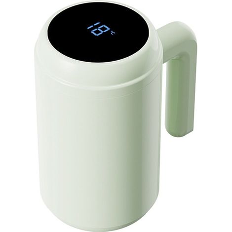 Vaso mezclador, Resistente al agua, Taza de café, Vaso mezclador eléctrico automático para leche en polvo y proteína en polvo, 420 ml (1/4)