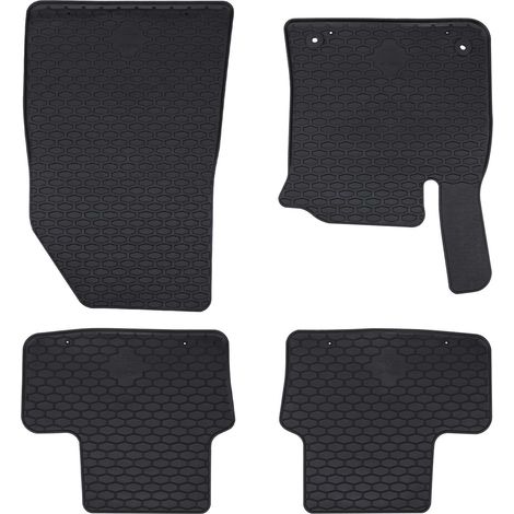 Car Mat 4 pcs Black suitable for CAPTUR 2020- Rubber vidaXL