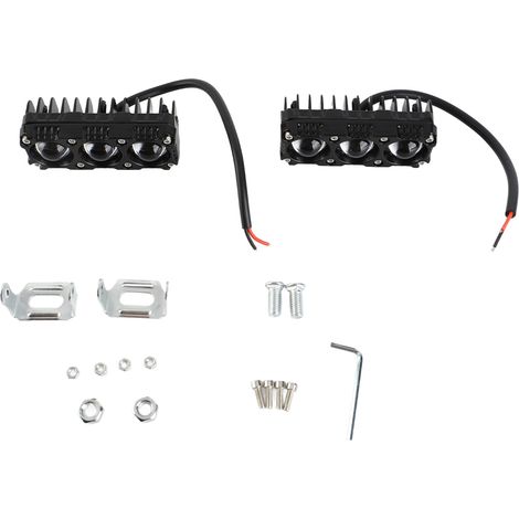 Projecteurs de moto feux de route LED avec 5 Modes d'éclairage IP68 résistant à l'eau pour motos camions tracteurs (1/5)