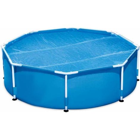 Couverture de piscine gonflable pour piscines domestiques Couverture de piscine - polygone 2.742.74m, bleu, 1pc (1/2)