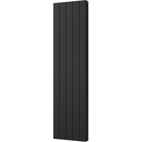 Thetford - Black Vertical Radiator Double Panel H1800mm x W466mm Smooth
