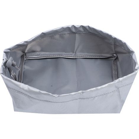 Housse de protection anti-poussière 20x15x8cm en toile Oxford 420D pour friteuse domestique argent (1/5)