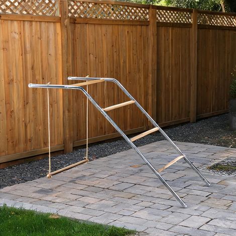 Poulailler en bois avec perchoirs et balançoire réglable 82 x (1/5)
