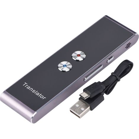 Traducteur Vocal Bilingue Intelligent Portable pour Voyage Réunion Étude en Temps Réel