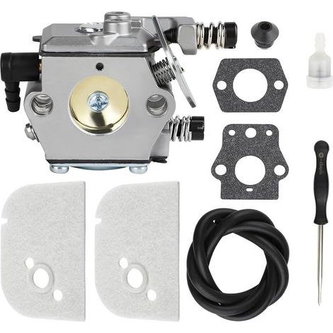 Kit carburateur et réglage pour tronçonneuse modèles 009 010 011 012 avec filtre à air essentiel et pièces de conduite de carburant