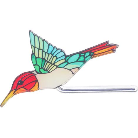GANAZONO Pot de fleurs suspendu en acrylique avec motif d'oiseau réaliste, résistant à l'usure (1/5)