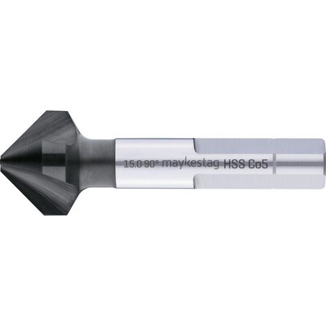 MAYKESTAG Kegelsenker Ungl. 3-Fl. ALUNIT 10,00 90G HSS-E (1/5)