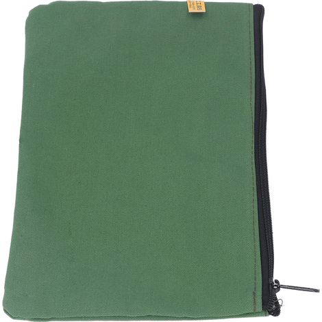 Sac outil vert armée toile transportable polyvalent résistant pour clé plate tournevis clou 33x19cm (1/5)