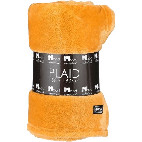 In The Mood Collection Plaid Jaune H1xl130xL180cm (1/4)