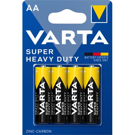 Varta SHD AA Zinc Carbon Battery R06 Fingers para control remoto de despertador (4 unidades) (1/2)