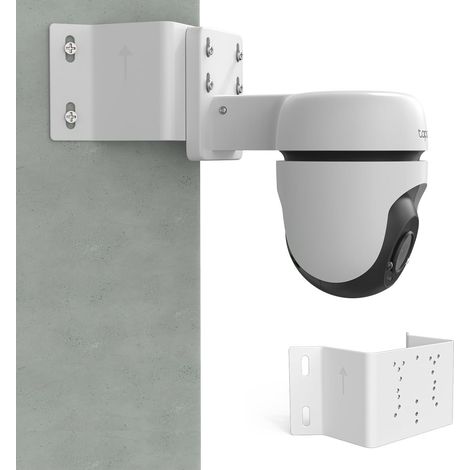 Support mural d'angle 90° compatible avec caméra de surveillance extérieure C530WS, C520WS, C510W, C500, C501W, TC40GW, C51A, C52A (caméra non incluse), support d'angle mural 90°
