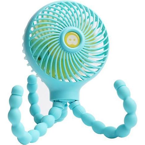 ventilateur Usb, Mini Ventilateur Silencieux, Ventilateur Poussette Bb, Avec Trpied Flexible, Portable 3 Vitesse Rglable, Pour Camping, Bureau, Sp (1/5)