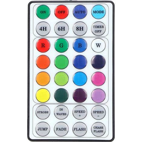 Guirlande lumineuse 16 couleurs, 200 LED, fil de cuivre, RGB, lampe décorative, télécommande infrarouge, minuterie, étanche, 20 m / 65,6 pi (1/5)