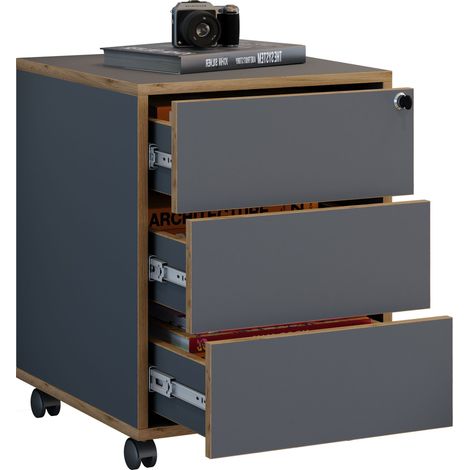 Contenedor de rodillos de oficina Salia 3 Cajón 50x42x45 - VCM