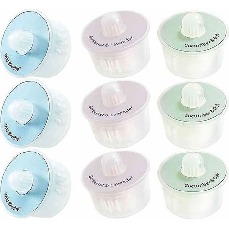 Pack de 9 Capsules de Parfum Kits de désodorisant pour ECOVACS Deebot OZMO T9 / T9 Max / T9 Power / T9 Aivi / T10 Plus / X1 Plus aspirateur balayeuse (1/5)