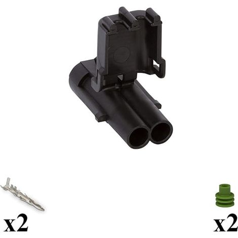 Kit connettore serie weather pack porta maschio 2vie