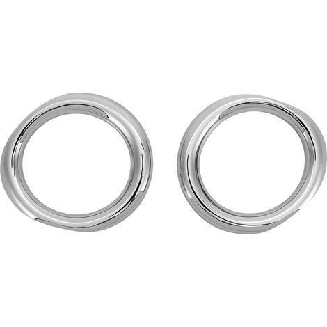 Anneaux Décoratifs Chrome pour Feux de Brouillard Avant CHR 2016-2018, Garnitures de Remplacement Brillantes, Lot de 2 Pièces (1/5)