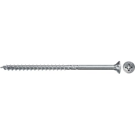 Tornillos PowerFast II FPF II CZP, 50x90 BC, cabeza avellanada, engarce PZ, rosca parcial, cincado, caja 30 Fischer 670433