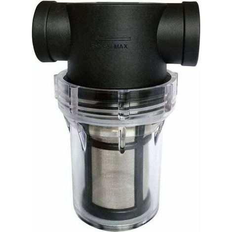 Filtre de pompe à eau - MICH - 3/4" - Tamis en acier inoxydable - 100 mailles - Filtre en ligne - Arrosage du jardin (1/4)