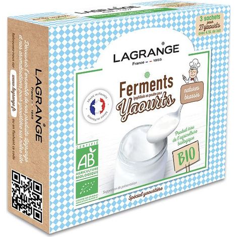 Lagrange Fermentos Bio para Yogures Caseros Sobres Prácticos