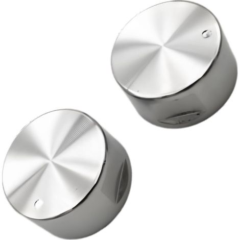 2 x Universal Gas Stove Control Knobs, 6 mm Diameter, Gas Hob Cooker Oven Hob Switch Lock for Oven and Control (1/5)