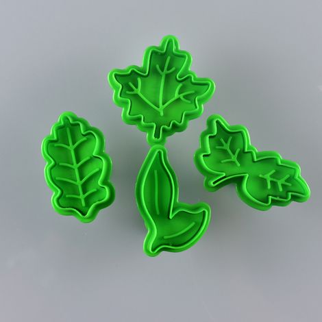 Emporte-pièces en Plastique Feuille pour Pâtisserie Biscuit Gâteau Moules à Décoration Outils de Cuisson (1/5)