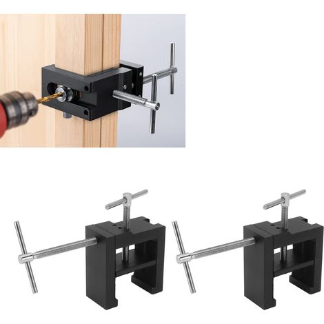 2 pièces/à vendre : pinces de perçage pour armoire de rangement de menuiserie, perforatrices pour vitrine, pinces à angle droit. (1/5)