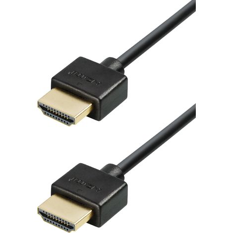 Cavo hdmi™ ad alta velocità con ethernet hdmi-plug 19 pin - hdmi-plug 19 pin, 1,5 m 4k uhd (1/2)