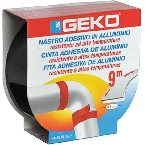 Nastro Adesivo Geko Smoke in Alluminio Col. Nero 40 x 9 mt