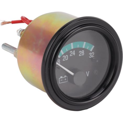 Voltmètre 24 V pour groupe électrogène diesel, compatible avec les bus, camions, véhicules agricoles et tracteurs à moteur à combustion interne. (1/5)