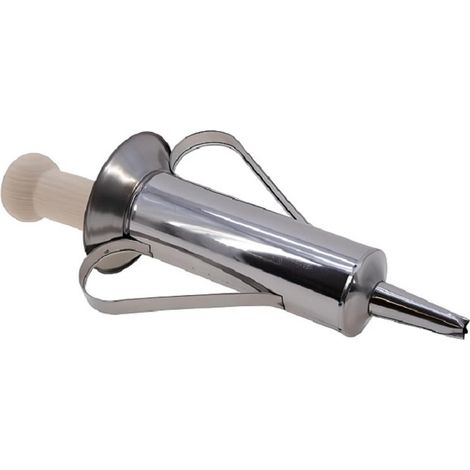 Churrera manuelle pour churros, presse à biscuit, machine à churros avec tube en acier inoxydable - Format 28 x 10 x 8.5 cm