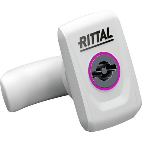 Rittal 2420010 Chiusura con driver SZ per AX, plastica, con inserto a doppia mappa Closure 1 pz.