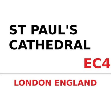 Panneau en bois 30x40 cm, Londres, Angleterre, Cathédrale Saint-Paul EC4 (1/3)