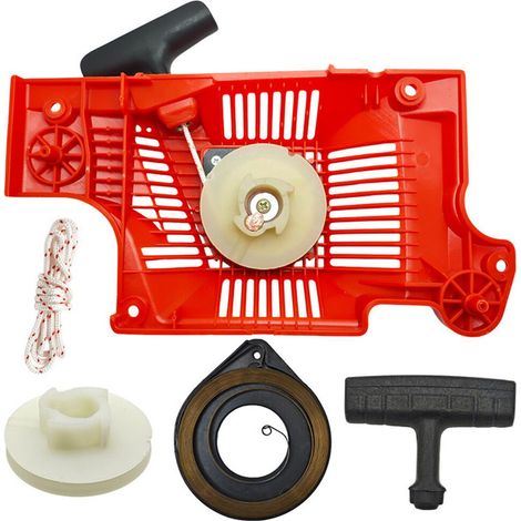 1 pièce Kit de remplacement corde de démarrage, ressort et poulie pour démarreur à recul HUSQVARNA 55 RANCHER (1/4)