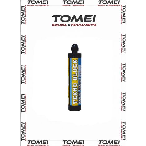 ANCORANTE CHIMICO IN CARTUCCIA - TASSELLO CHIMICO TEKNO BLOCK - 300ml