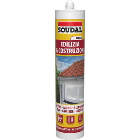 SILIKON NEUTRAL SOUDAL 300 ml - Weiß