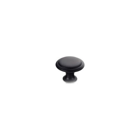 Boutons de tiroir Sollbry, lot de 10, poignée moderne en acier inoxydable à un trou, poignées de tiroir, boutons de porte de commode (noir, 1,1 x 0,91 x 0,63 po) (1/5)