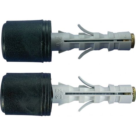 TASSELLO NYLON PARACOLPO 'HTS09' mm. 9/40 - pz. 2 nero  - Blister Koncreto