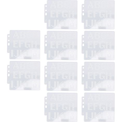 Tracez au préalable une règle en dentelle pour tracer et recouvrir le gabarit creux des lettres pixélisées. (1/5)