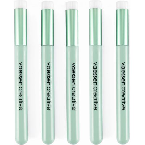 Pinceaux Mélangeurs Mini 5 pcs-ø 8 mm-Brosse de Mélange pour Encre et Peinture-pour Cartes, Scrapbooking, Mixed Media et Loisirs Créatifs, Menthe, Set de 5 Pièces (1/4)