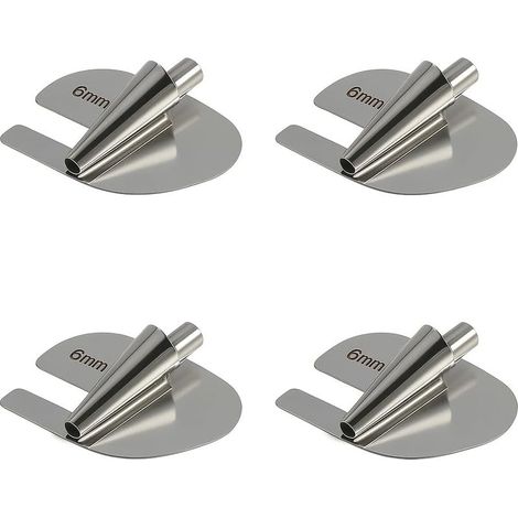 4PCS Accessoires Couture Pour Machines à Coudre, Presseurs Ourlet Roulé En Acier Inoxydable, Convient à Divers Modèles De Machines à Coudre, Idéal Pour Un Ourlet Précis Et Professionnel (1/5)
