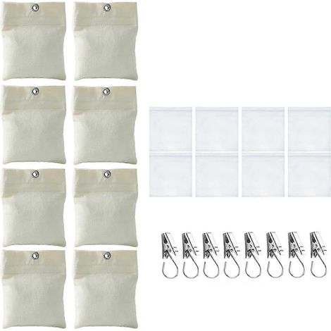 Lot de 8 poids pour rideaux d'extérieur, sacs de lestage pour rideaux de patio, idéaux par temps venteux. (1/5)
