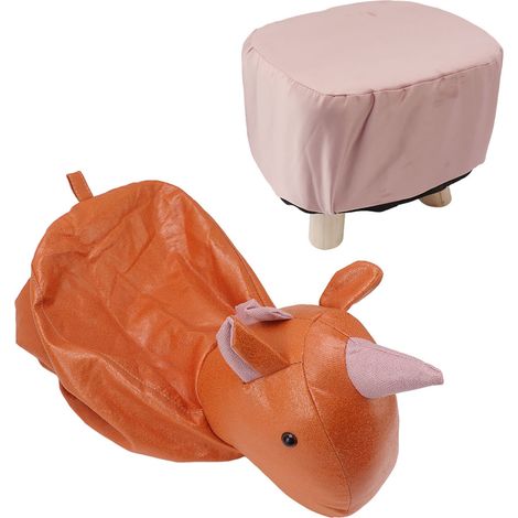 Repose-pieds mignon en forme d'animal, avec coussin rembourré doux et pieds antidérapants. Petit repose-pieds pour enfants et adultes. Licorne. (1/5)