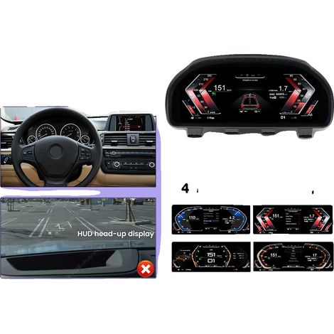 Pannello LCD per cruscotto auto, schermo da 12,3 pollici, compatibile con Serie 3 e 4, Serie 4 F32 F33 F36 (1/2)